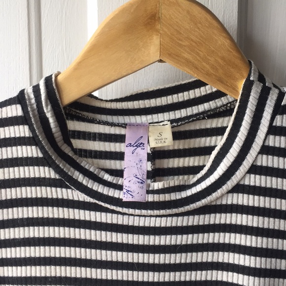 Persian chi black and white stripe dress - Picture 2 of 3